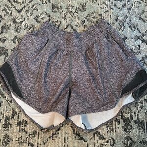 4” Lululemon grey shorts